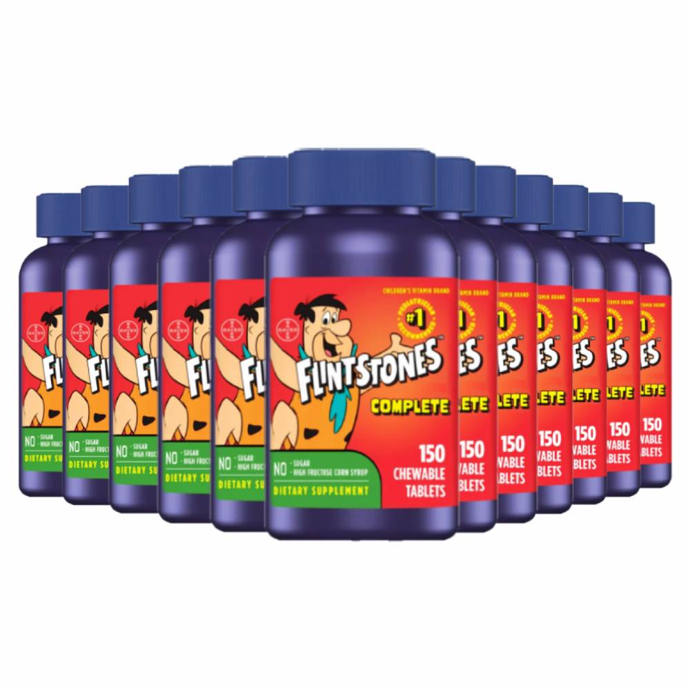 Flintstones Children's Multivitamin 150 ct - 12 Pack Contarmarket.