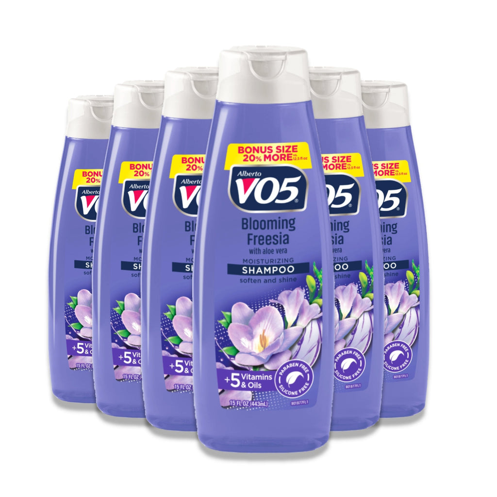 VO5 Blooming Freesia Moisturizing Shampoo - 15 oz, 6 Pack Contarmarket