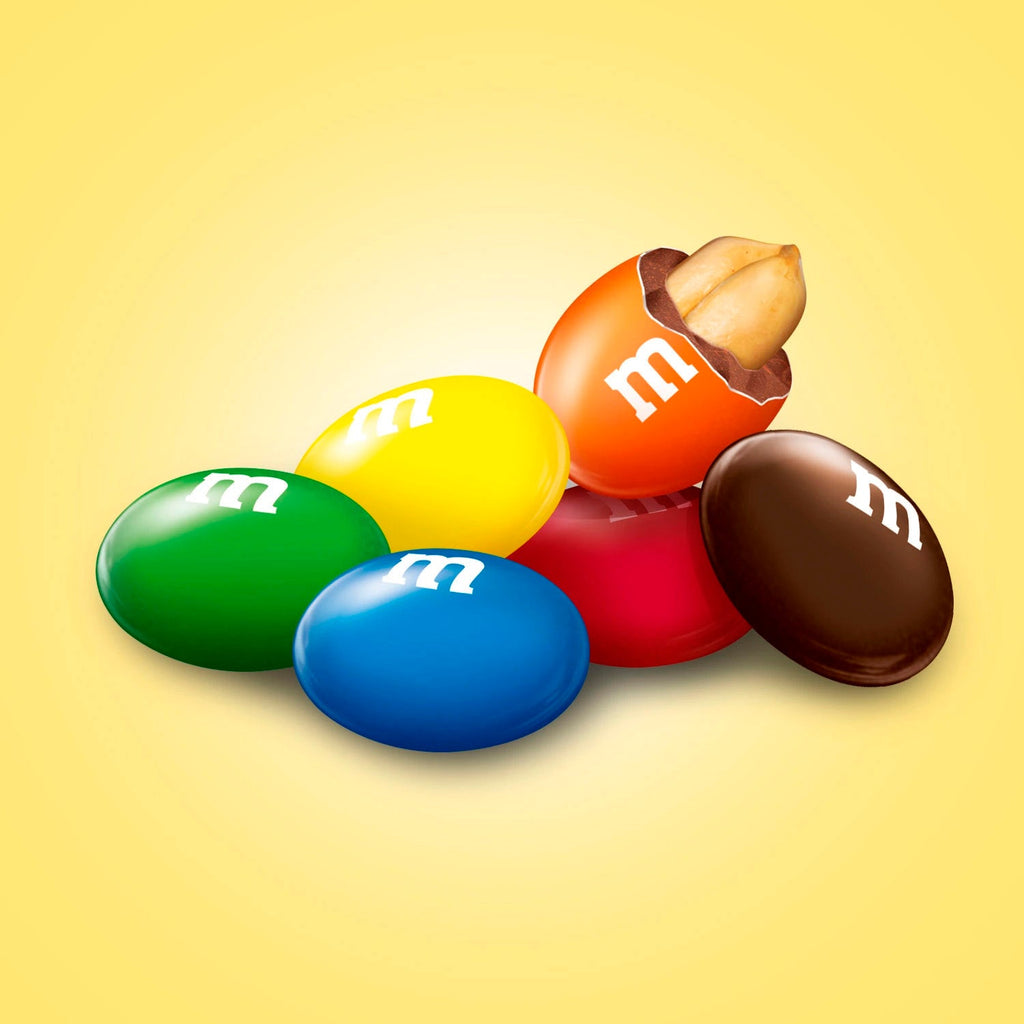 M&M's Peanut Chocolate Candy Jar - 62 Oz (6627892986012)