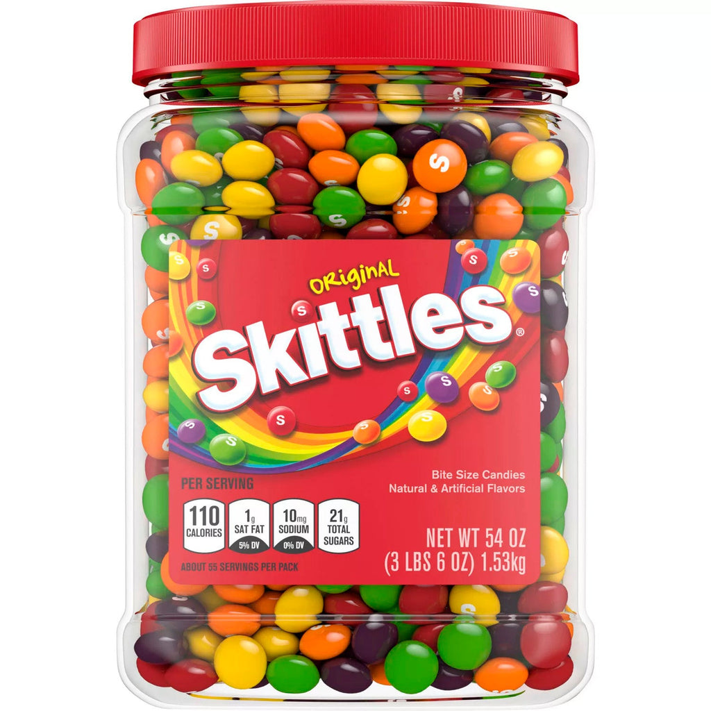 Skittles Original Fruity Candy Jar - 54 oz (6598328811676)