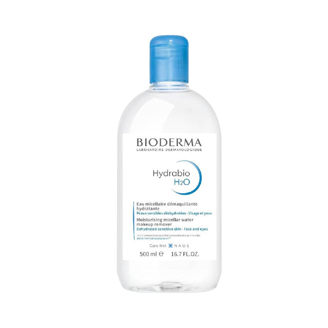 Bioderma Hydrabio H2O Micellar Water Makeup Remover, 16.7 fl oz - 12 Pack