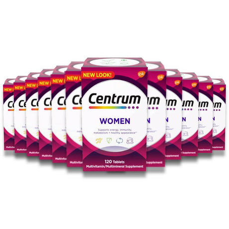 Centrum Women Multivitamin - 120 Tablets - 12 Pack Contarmarket