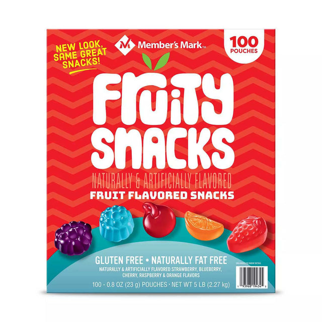 Fruity Snacks  0.8 Oz - 100 Pack