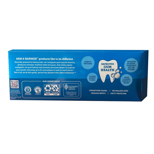 A&H Peroxicare Toothpaste Clean Mint Fluoride Twin Pack 6 Oz - 6 Pack Contarmarket