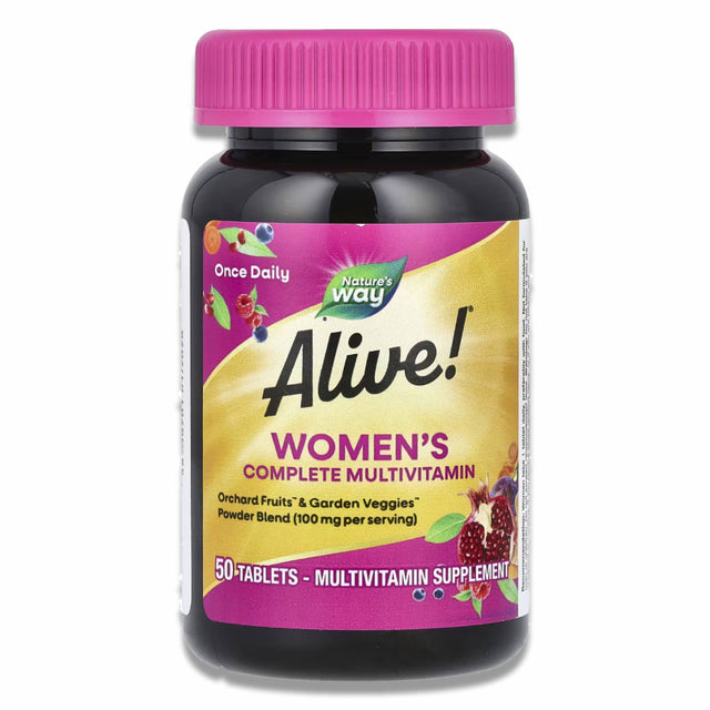 Nature's Way Alive! Women's Energy Multivitamin Tablets - 50 ct ea- 12 Pack