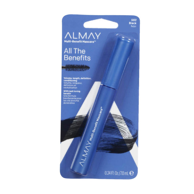 Almay - Volume, Length, Definition and Conditioning Mascara, Black - 0.24 Oz - 24 Pack