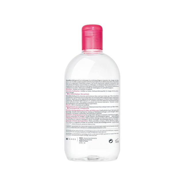 Bioderma Sensibio H2O Micellar Water Makeup Remover, 16.7 fl oz - 12 Pack