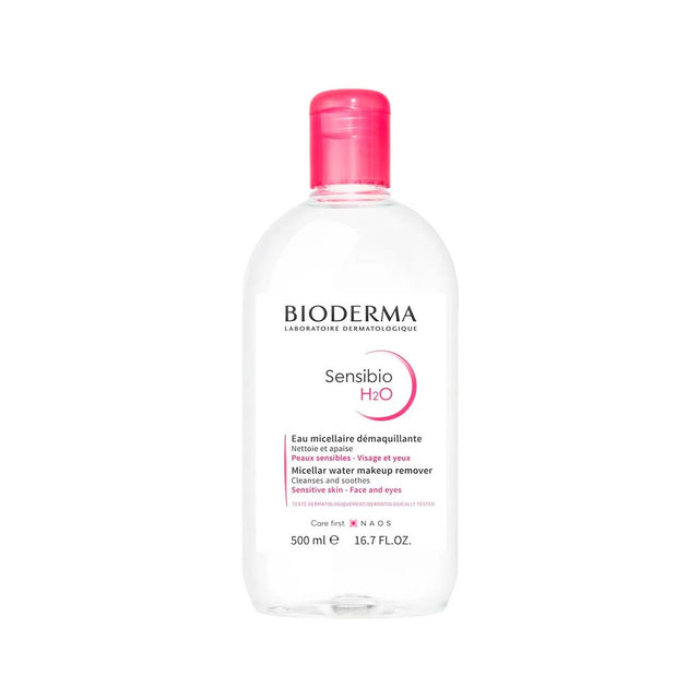 Bioderma Sensibio H2O Micellar Water Makeup Remover, 16.7 fl oz - 12 Pack