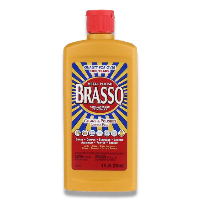 Brasso Multipurpose Metal Polish - 8 Oz - 8 Pack Contarmarket