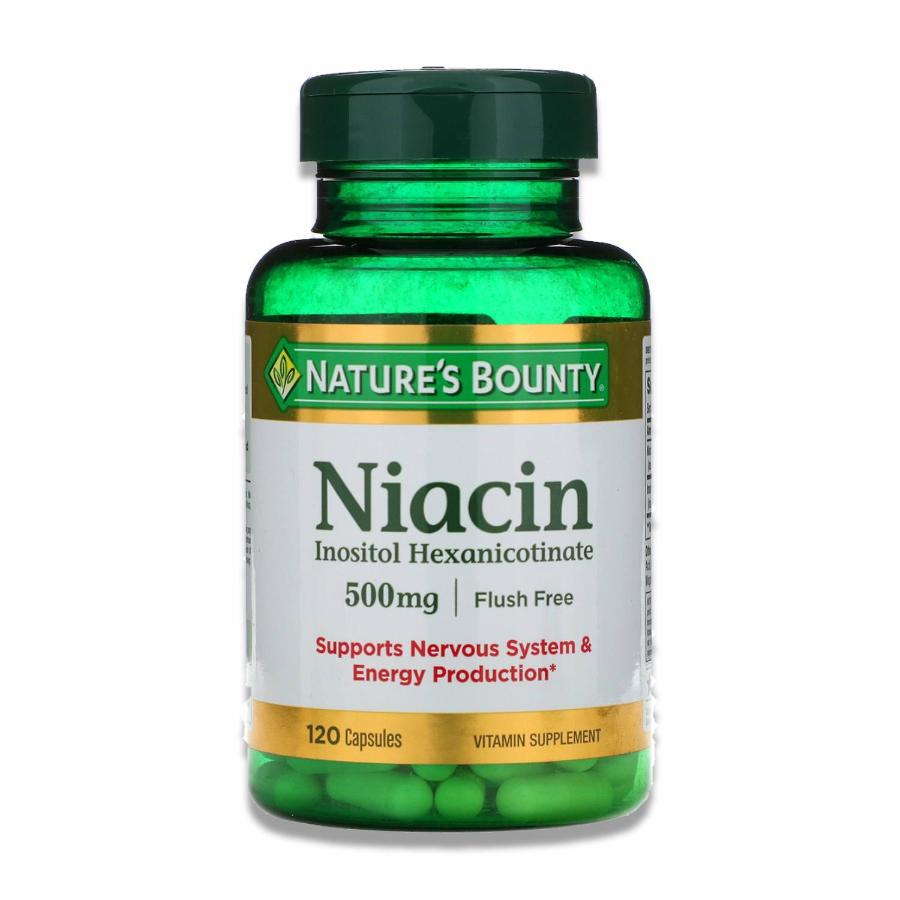 Nature's Bounty - Flush Free Niacin - 120 Tablets  - 12 Pack