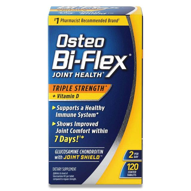 Sundown Osteo Bi-Flex Triple Strength with Vitamin D - 120 Coated Tablets Contarmarket