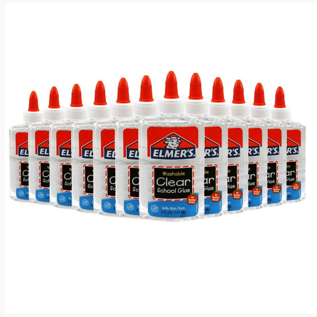  Elmer's Washable School Glue Clear  5 oz - Bulk  Contarmarket