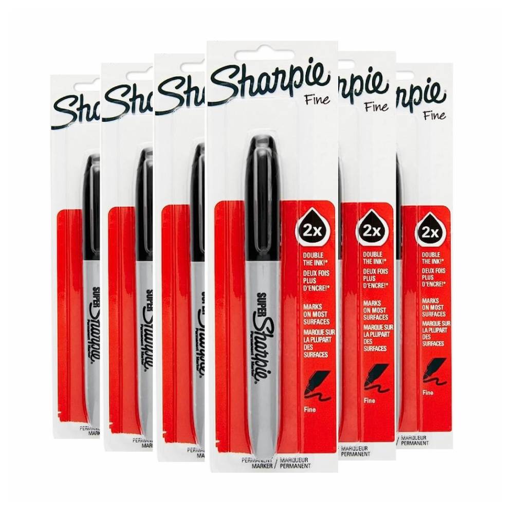 Sharpie Super Permanent Marker Black Fine  Bulk Contarmarket