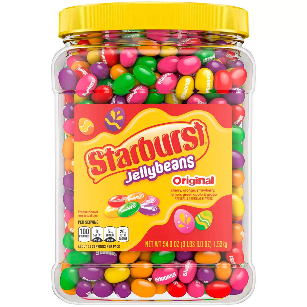 Starburst Original Jelly Beans Easter Candy Tub - 54oz (6594927591580)